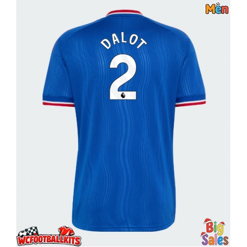 Manchester United Diogo Dalot #2 Replica Away Stadium Shirt 2026-27 Short Sleeve